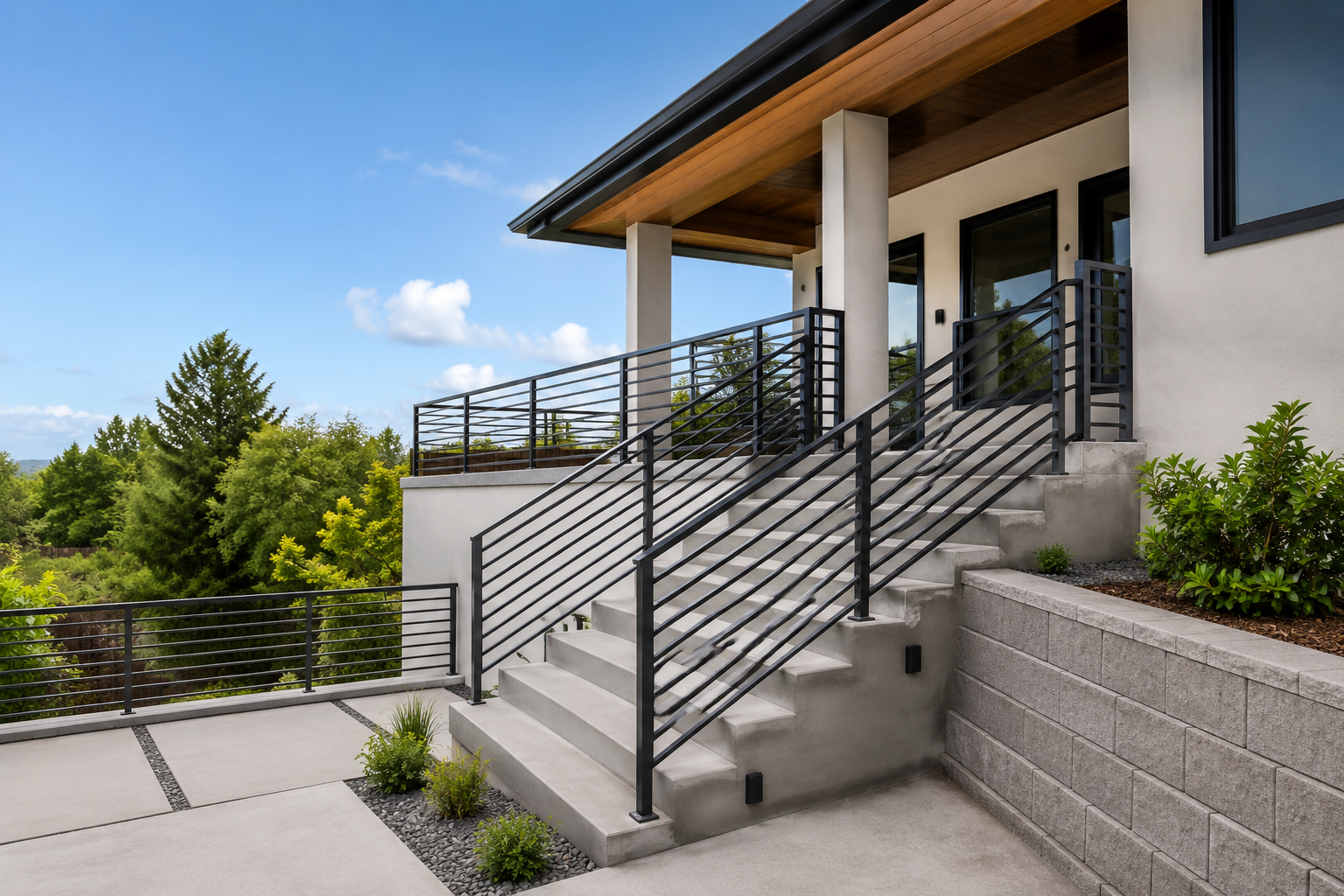 Aluminum railing Buffalo NY